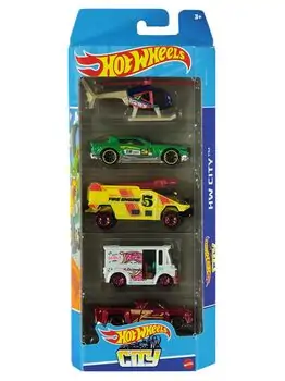 HOT WHEELS CITY საბავშვო სათამაშო მანქანების კომპქლექტი
