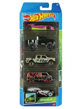 HOT WHEELS SPEED BLUR საბავშვო სათამაშო მანქანების კომპქლექტი