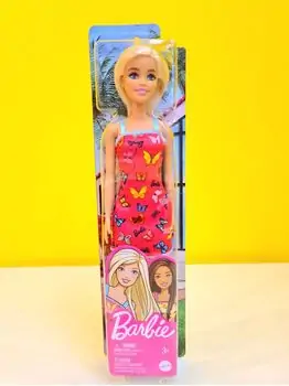 Barbie Stylish doll with pink dress HBV05 თოჯინა ვარდისფერი კაბით, 5 image