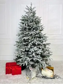 Snow-Covered Christmas Tree დათოვლილი საახალწლო ნაძვის ხე 180 სმ (OT008), 3 image