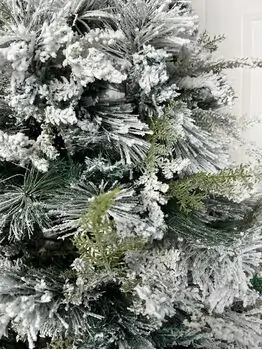 Snow-Covered Christmas Tree დათოვლილი საახალწლო ნაძვის ხე 240 სმ (OT2009), 5 image