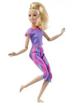 Barbie Made to Move MTL-GXF04 ტანმოვარჯიშე თოჯინა, 8 image