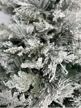 Snow-Covered Christmas Tree დათოვლილი საახალწლო ნაძვის ხე 240 სმ (OT2009), 13 image