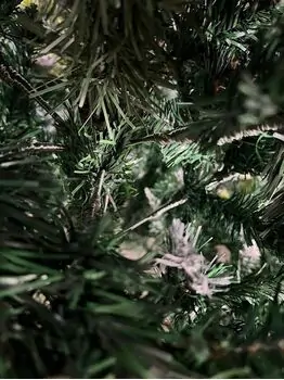 Christmas Tree With Pine Cones And Berries საახალწლო ნაძვის ხე სილიკონის შერეული  წიწვებით, გირჩით და კენკრით 180 სმ (OT2003), 10 image
