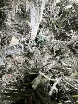 Snow-Covered Christmas Tree დათოვლილი საახალწლო ნაძვის ხე 180 სმ (OT008), 8 image