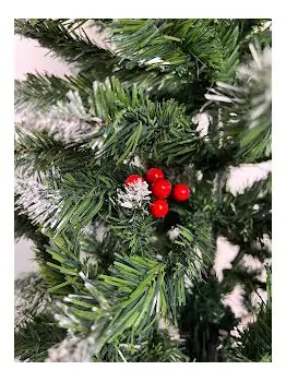 Christmas Tree With Berries საახალწლო ნაძვის ხე დათოვლილი ბოლოებით და კენკრით 180 სმ (OT733), 2 image