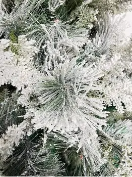 Snow-Covered Christmas Tree დათოვლილი საახალწლო ნაძვის ხე 210 სმ (OT2008), 8 image