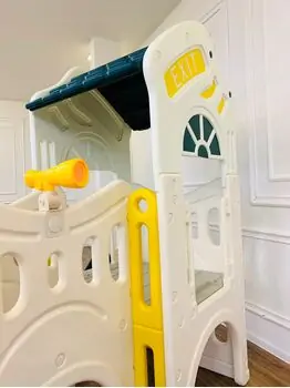 BABY SWING & SLIDE SET UN-PG11 სათამაშო სასრიალოს და საქანელას კომპლექტი, 6 image