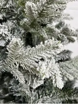 Snow-Covered Christmas Tree With Canadian and Scandinavian Branches დათოვლილი საახალწლო ნაძვის ხე კანადური და სკანდინავიური წიწვებით 210 სმ (OT2015), 3 image