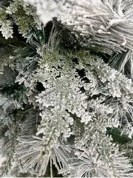 Snow-Covered Christmas Tree დათოვლილი საახალწლო ნაძვის ხე 240 სმ (OT2009), 12 image