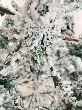Snow-Covered Christmas Tree დათოვლილი საახალწლო ნაძვის ხე 180 სმ (OT031), 4 image