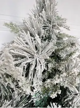 Snow-Covered Christmas Tree დათოვლილი საახალწლო ნაძვის ხე 210 სმ (OT2008), 10 image