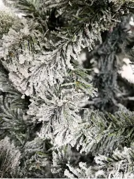 Snow-Covered Christmas Tree With Canadian and Scandinavian Branches დათოვლილი საახალწლო ნაძვის ხე კანადური და სკანდინავიური წიწვებით 210 სმ (OT2015), 4 image