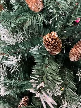 Christmas Tree With Pine Cones საახალწლო ნაძვის ხე გირჩით 180 სმ (OT010), 2 image