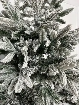 Snow-Covered Christmas Tree დათოვლილი საახალწლო ნაძვის ხე 180 სმ (OT008), 7 image