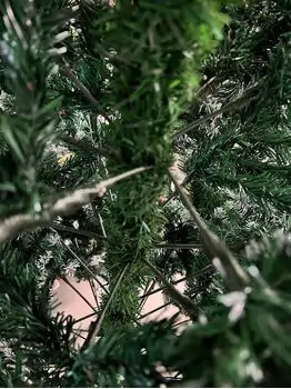 Christmas Tree With Pine Cones And Berries  საახალწლო ნაძვის ხე შერეული სილიკონის წიწვებით გირჩით და კენკრით 210 სმ (OT2005), 3 image
