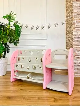 TOY SHELF UN-SJ42 Pink სათამაშოების შესანახი ყუთი