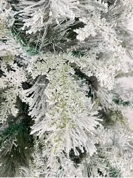 Snow-Covered Christmas Tree დათოვლილი საახალწლო ნაძვის ხე 210 სმ (OT2008), 12 image