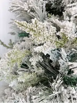 Snow-Covered Christmas Tree დათოვლილი საახალწლო ნაძვის ხე 210 სმ (OT2008), 11 image