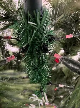 Christmas Tree With Pine Cones And Berries საახალწლო ნაძვის ხე შერეული სილიკონის წიწვებით, გირჩით და კენკრით 210 სმ  (OT005), 4 image