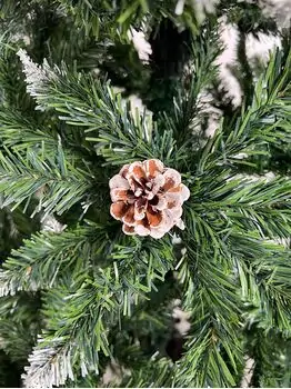 Christmas Tree With Berries საახალწლო ნაძვის ხე დათოვლილი ბოლოებით და კენკრით 180 სმ (OT733), 5 image