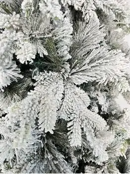 Snow-Covered Christmas Tree  დათოვლილი საახალწლო ნაძვის ხე 240 სმ (OT2011), 7 image