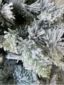 Snow-Covered Christmas Tree დათოვლილი საახალწლო ნაძვის ხე 210 სმ (OT2010), 3 image
