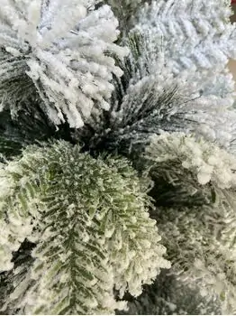 Snow-Covered Christmas Tree დათოვლილი საახალწლო ნაძვის ხე 210 სმ (OT2010), 5 image