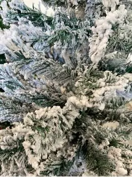 Snow-Covered Christmas Tree დათოვლილი საახალწლო ნაძვის ხე 180 სმ (OT031), 9 image