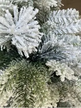 Snow-Covered Christmas Tree დათოვლილი საახალწლო ნაძვის ხე 210 სმ (OT2010), 4 image