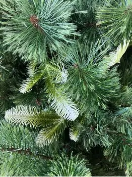 Christmas Tree With Pine Cones საახალწლო ნაძვის ხე შერეული სილიკონის წიწვებით და გირჩით 210 სმ (OT039), 9 image