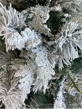 Snow-Covered Christmas Tree დათოვლილი საახალწლო ნაძვის ხე 210 სმ (OT2008), 15 image