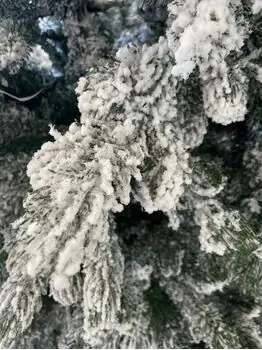 Snow-Covered Christmas Tree დათოვლილი საახალწლო ნაძვის ხე 180 სმ (OT2012), 4 image