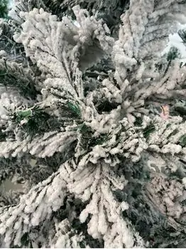 Snow-Covered Christmas Tree დათოვლილი საახალწლო ნაძვის ხე 180 სმ (OT031), 8 image