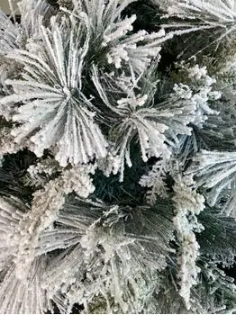 Snow-Covered Christmas Tree დათოვლილი საახალწლო ნაძვის ხე 210 სმ (OT2008), 16 image