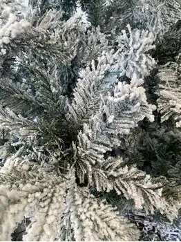 Snow-Covered Christmas Tree With Canadian and Scandinavian Branches დათოვლილი საახალწლო ნაძვის ხე კანადური და სკანდინავიური წიწვებით 210 სმ (OT2015), 8 image
