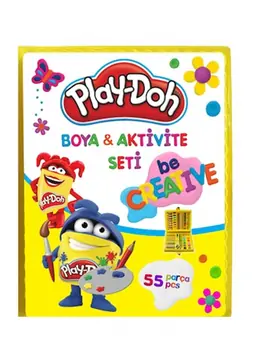 Play-Doh 55 Pieces Stationery - Paint and Activity Set ST005- სახატავი საღებავებისა და ფანქრების ნაკრები, 2 image
