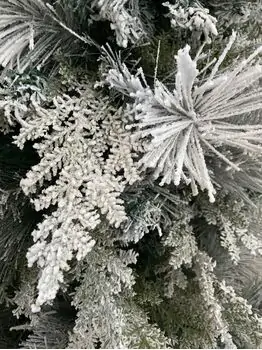 Snow-Covered Christmas Tree დათოვლილი საახალწლო ნაძვის ხე 180 სმ (OT2007), 12 image