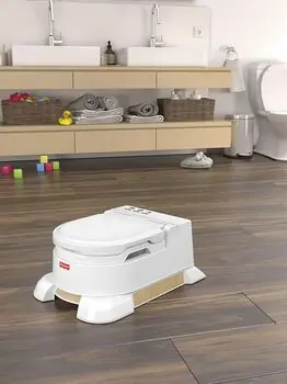 Fisher Price 4-in-1 Trainer Toilet MTL-HBX68 საბავშვო ღამის ქოთანი, 8 image