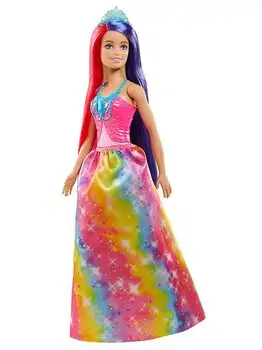 Barbie Dreamtopia Long Hair Doll GFT38 ბარბის თოჯინა გვირგვინით და აქსესუარებით, 2 image
