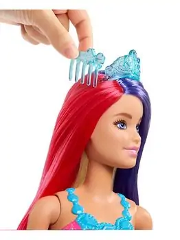 Barbie Dreamtopia Long Hair Doll GFT38 ბარბის თოჯინა გვირგვინით და აქსესუარებით, 3 image