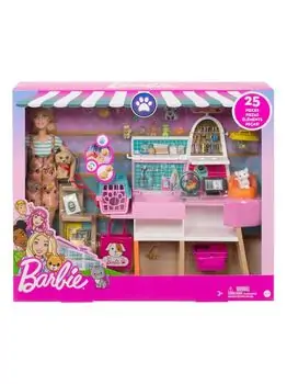 Barbie Doll and Pet Shop Play Set MTL-GRG90 ბარბის შინაური ცხოველების მაღაზია, 3 image