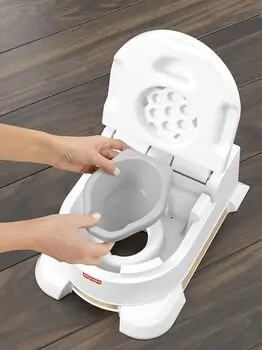 Fisher Price 4-in-1 Trainer Toilet MTL-HBX68 საბავშვო ღამის ქოთანი, 5 image