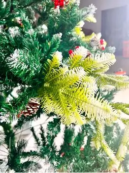 Christmas Tree With Pine Cones And Berries  საახალწლო ნაძვის ხე შერეული წიწვებით გირჩით და კენკრით 240 სმ (OT2004), 15 image