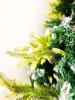 Christmas Tree With Pine Cones And Berries  საახალწლო ნაძვის ხე შერეული წიწვებით გირჩით და კენკრით 240 სმ (OT2004), 14 image