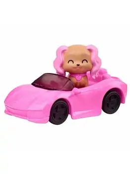 Barbie Extra Baby Pink in Nostalgic Dress MTL-HHN06 ბარბის თოჯინა მანქანით და ძაღლით, 5 image