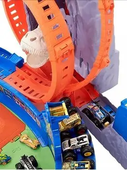 Hot Wheels T-Rex Volcano Playset with Lights and Sounds MTL-GYL14 ვულკანური ტრეკი, 9 image