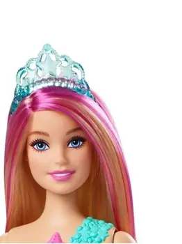 Barbie Dreamtopia Sparkling Mermaid Blue MTL-HDJ36 ქალთევზა მანათობელი კუდით, 4 image