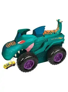 Hot Wheels Monster Trucks Car Eater Mega Wrex Green MTL-GYL13 მონსტრი მანქანა, 7 image