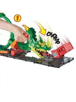Hot Wheels Dragon Fight Track Green MTL-HDP03 სათამაშო ტრეკი, 3 image
